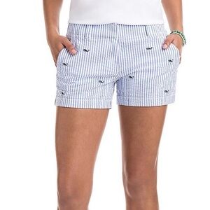 Vineyard Vines Blue and White Striped Shorts